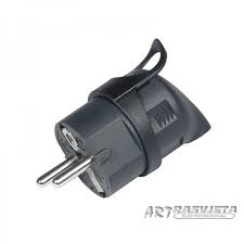 CO UTIKAČ MUŠKI KUTNI CRNI 16A 250V